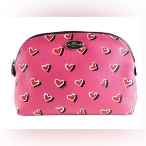 COACH HARLEY Valentine Heart Cosmetics/Toiletry Pouch F52685